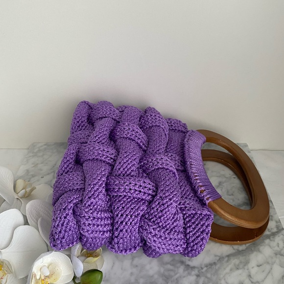 Mini crochet bag💜🧶 - Picture 2 of 3